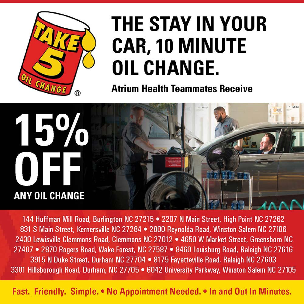 Take 5 Oil Change